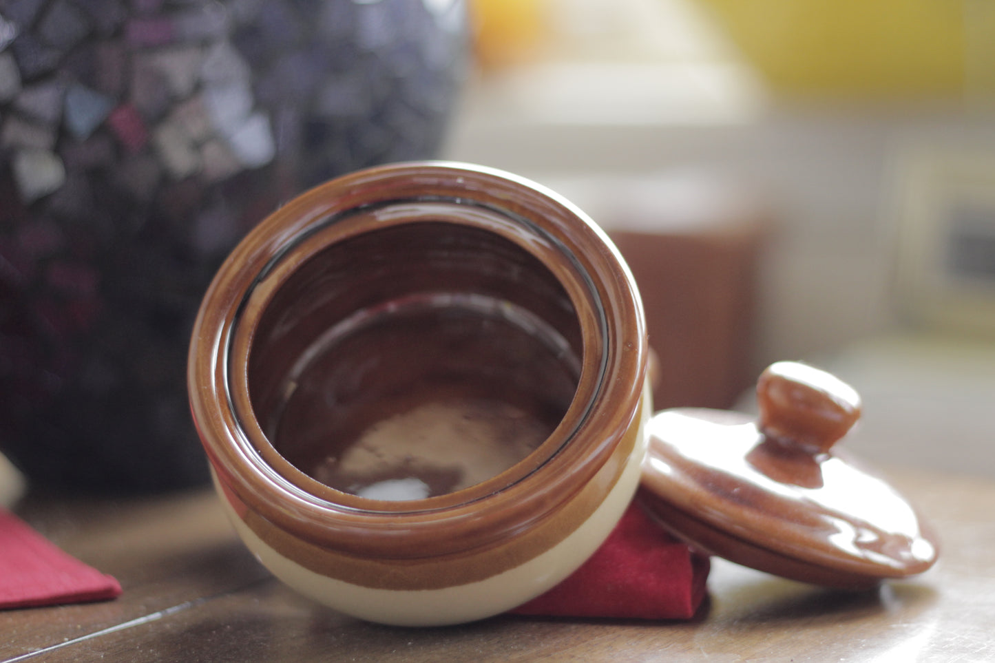 Glazed Ceramic Mini Artisan Soup Cauldrons