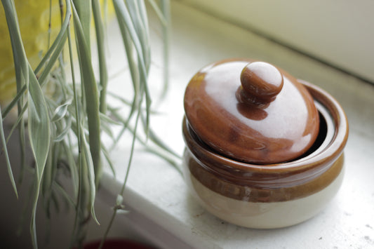Glazed Ceramic Mini Artisan Soup Cauldrons